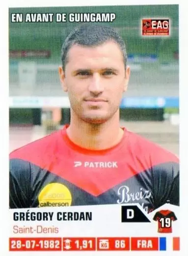 Foot 2013-2014 - Gregory Cerdan - En Avant de Guingamp