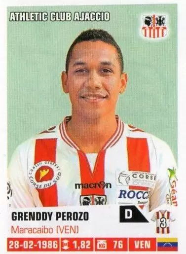 Foot 2013-2014 - Grenddy Perozo - Athletic Club Ajaccio