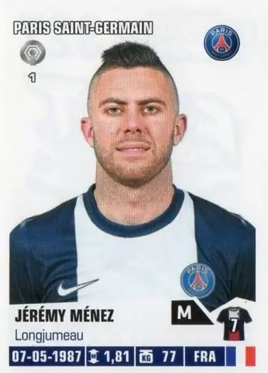 Foot 2013-2014 - Jeremy Menez - Paris Saint-Germain