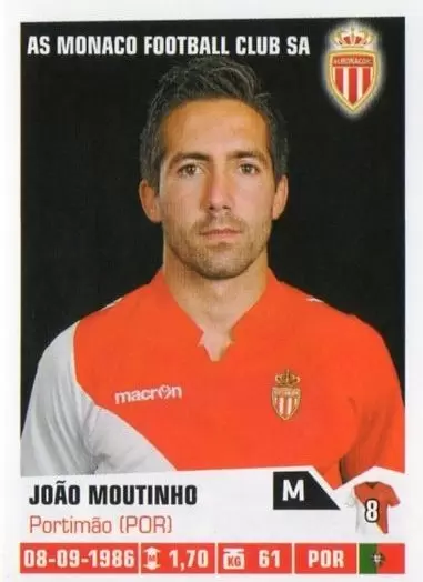 Foot 2013-2014 - Joao Moutinho - AS Monaco