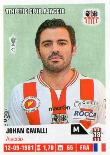 Foot 2013-2014 - Johan Cavalli - Athletic Club Ajaccio