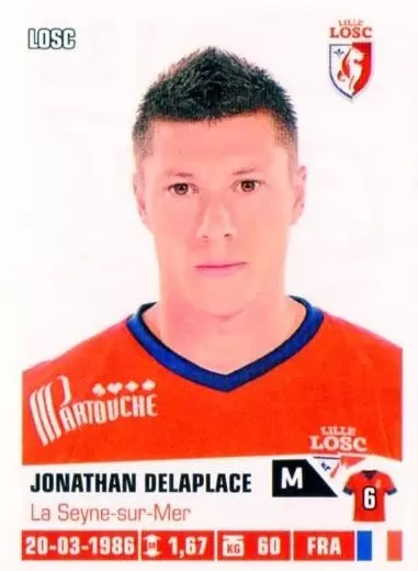 Foot 2013-2014 (France) - Jonathan Delaplace - Lille Olympique SC