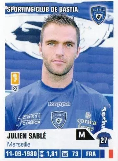 Foot 2013-2014 - Julien Sable - Sporting Club de Bastia