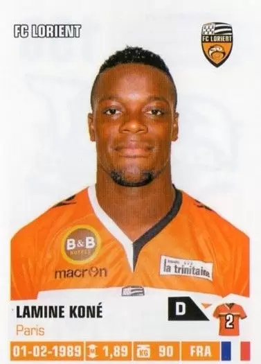 Foot 2013-2014 - Lamine Kone - FC Lorient