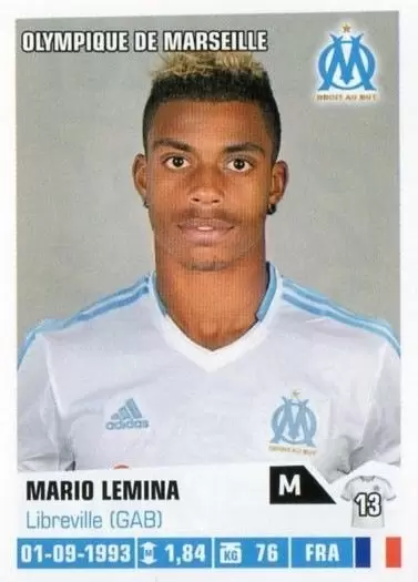 Foot 2013-2014 - Mario Lemina - Olympique de Marseille
