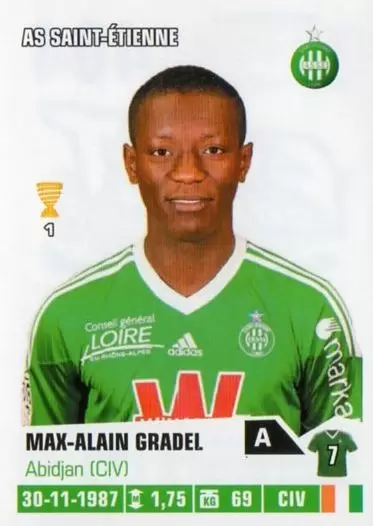 Foot 2013-2014 - Max-Alain Gradel - AS Saint-Étienne