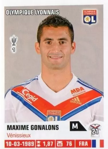 Foot 2013-2014 (France) - Maxime Gonalons - Olympique Lyonnais