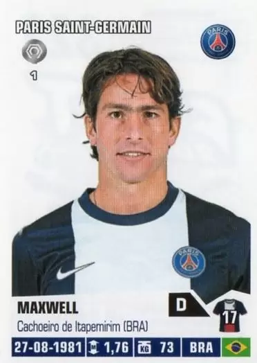 Foot 2013-2014 - Maxwell - Paris Saint-Germain