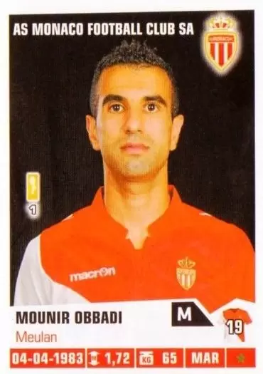 Foot 2013-2014 - Mounir Obbadi - AS Monaco