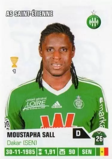 Foot 2013-2014 - Moustapha Sall - AS Saint-Étienne