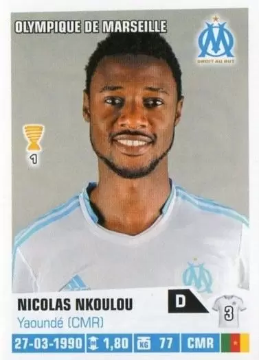 Foot 2013-2014 - Nicolas Nkoulou - Olympique de Marseille