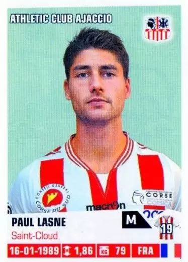 Foot 2013-2014 - Paul Lasne - Athletic Club Ajaccio