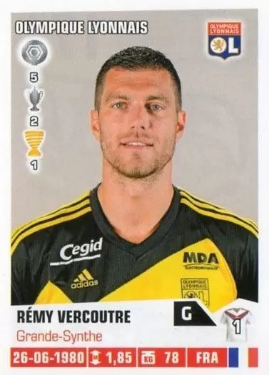 Foot 2013-2014 - Remy Vercoutre - Olympique Lyonnais