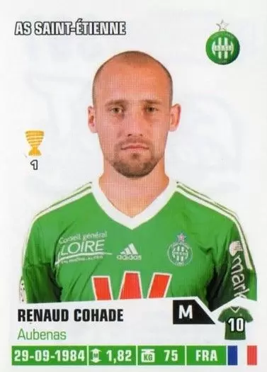 Foot 2013-2014 (France) - Renaud Cohade - AS Saint-Étienne