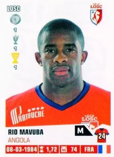 Foot 2013-2014 - Rio Mavuba - Lille Olympique SC