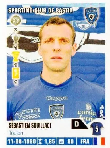 Foot 2013-2014 - Sébastien Squillaci - Sporting Club de Bastia