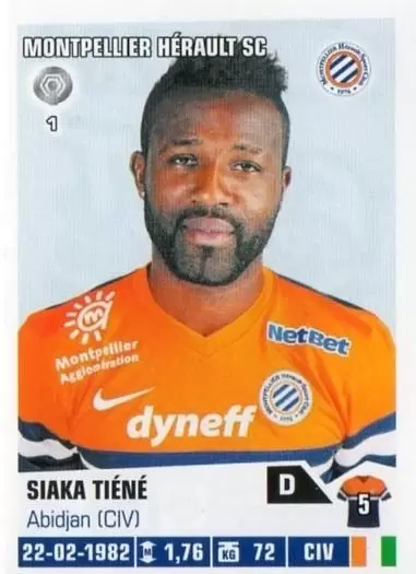 Foot 2013-2014 - Siaka Tiene - Montpellier Herault SC