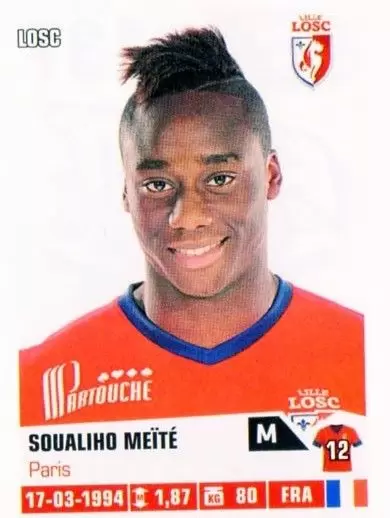 Foot 2013-2014 - Soualiho Meïte - Lille Olympique SC