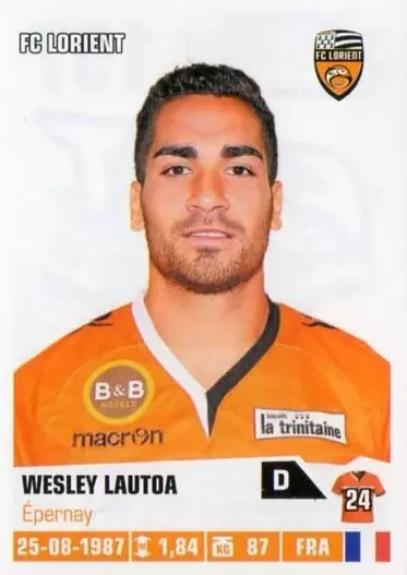 Foot 2013-2014 - Wesley Lautoa - FC Lorient