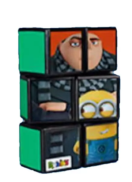 Happy Meal - Rubik\'s Illumiation (2018) - Rubik\'s Minion & Gru : 3x2