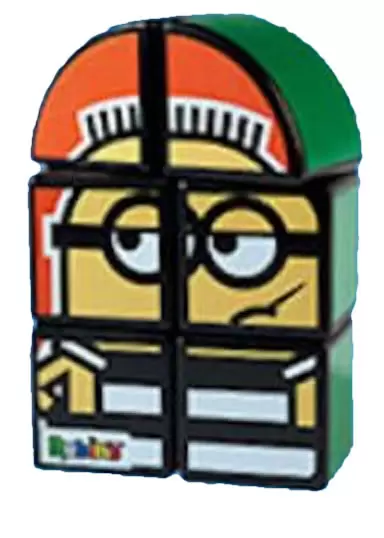 Happy Meal - Rubik\'s Illumiation (2018) - Rubik\'s Minion Prisonier : 3x2 bords arrondis