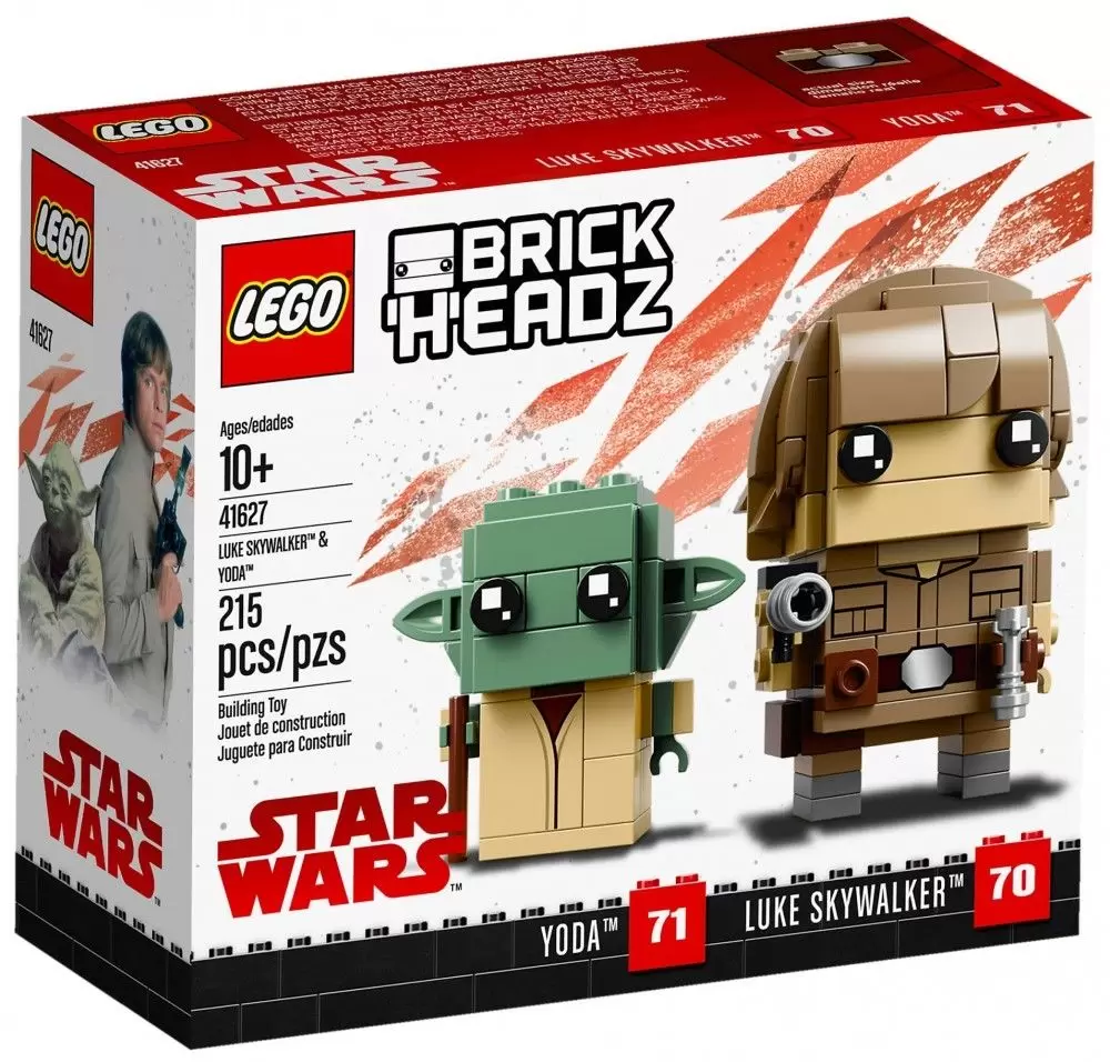 LEGO BrickHeadz - 70 & 71 - Luke & Yoda