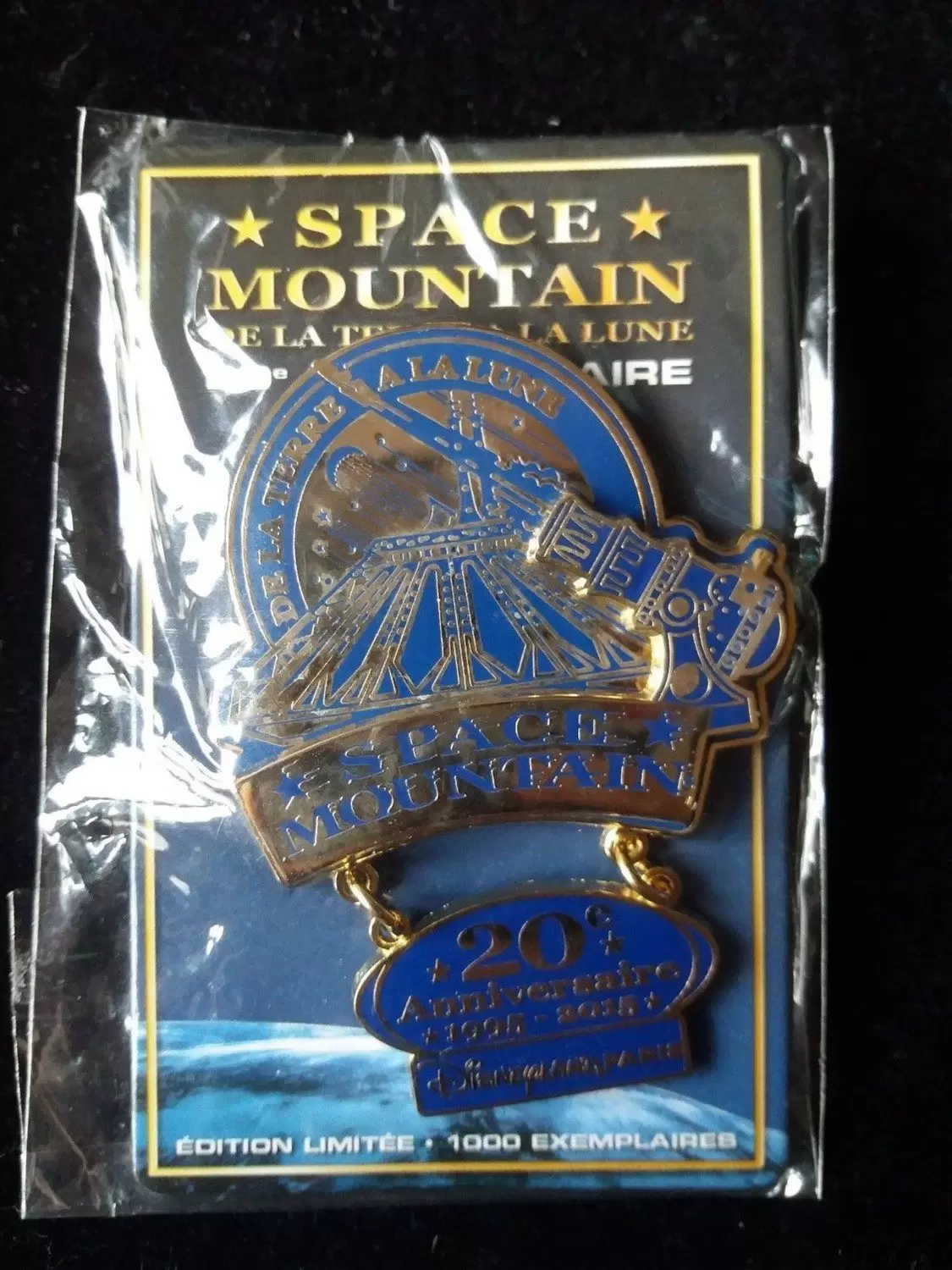 Pins Limited Edition - Space Mountain 20th Anniversary