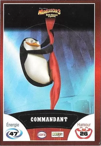 Le Collector Madagascar 3 (CORA / Match) - COMMANDANT- Code