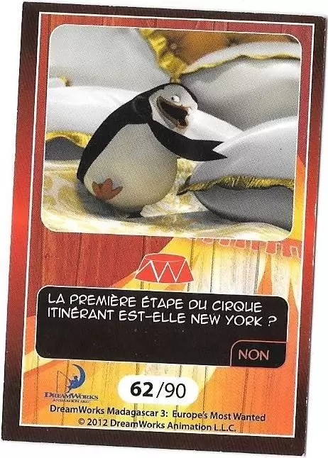 Le Collector Madagascar 3 (CORA / Match) - SOLDAT - Question 1