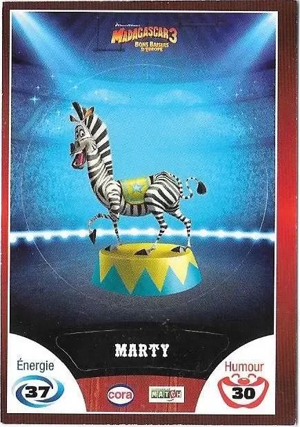 Le Collector Madagascar 3 (CORA / Match) - MARTY - Code
