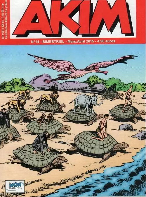 Akim - 3ème série - L\'île des méduses - La flotte du seigneur de la jungle
