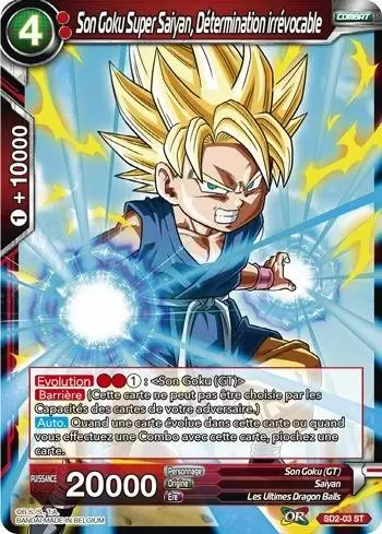 The Extreme Evolution [SD2] - Son goku super saiyan, détermination irrévocable