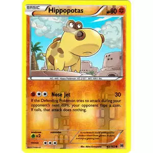 Pokémon XY Impulsion Turbo - Hippopotas Reverse