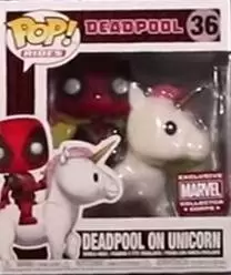 POP! Rides - Deadpool on Unicorn