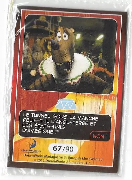 Le Collector Madagascar 3 (CORA / Match) - STEFANO - Question 3