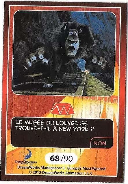 Le Collector Madagascar 3 (CORA / Match) - ALEX - Question 1