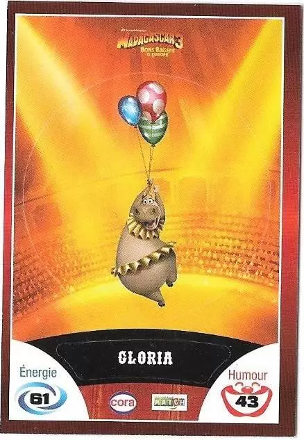 Le Collector Madagascar 3 (CORA / Match) - GLORIA - Code