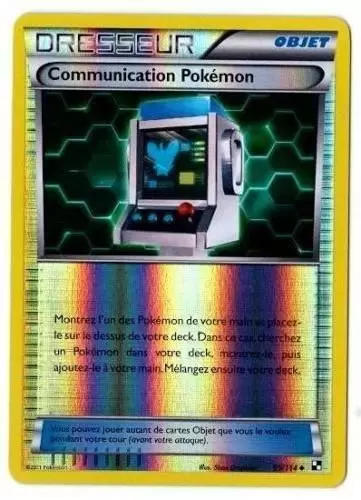 Pokémon Série Noir et Blanc - Communication Pokémon Reverse