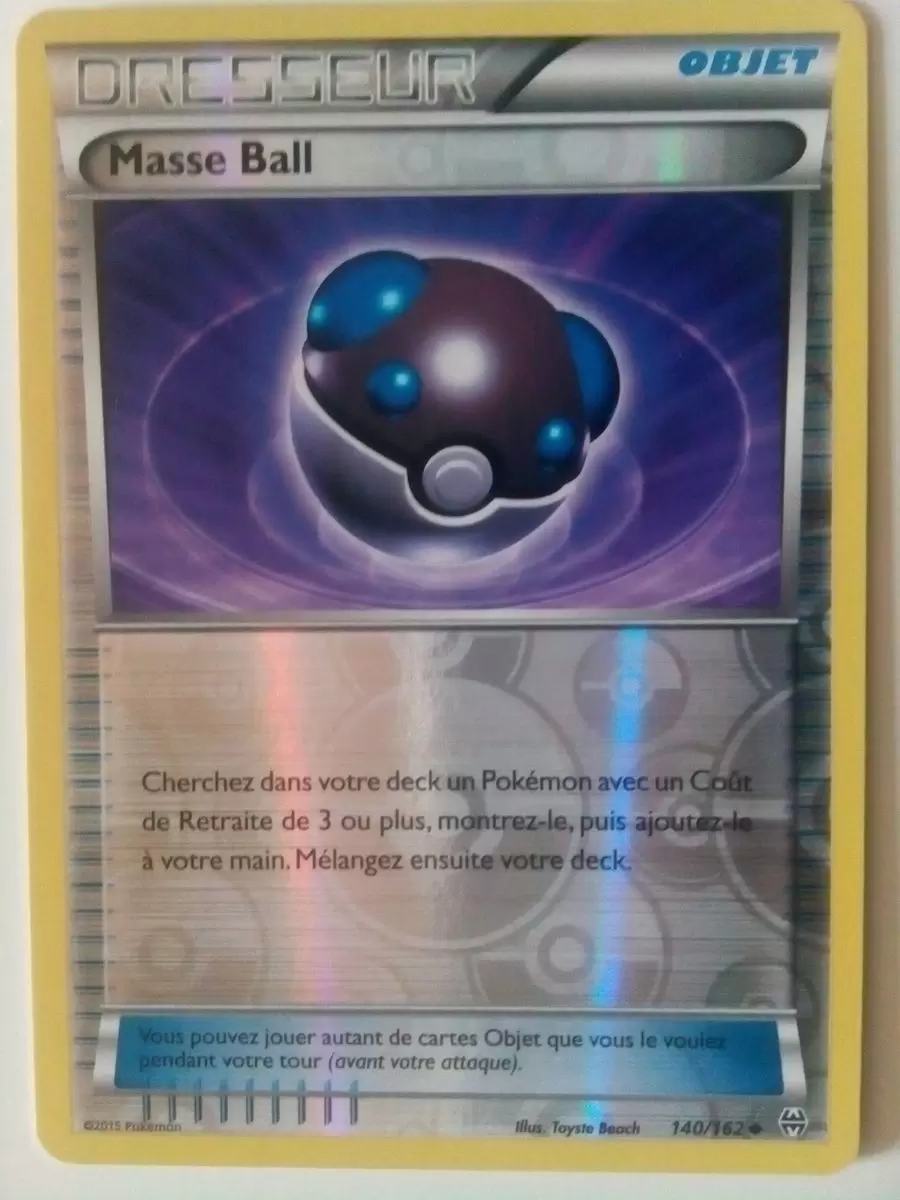 Pokémon XY Impulsion Turbo - Masse Ball Reverse