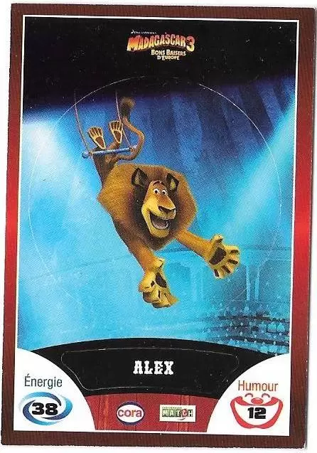 Le Collector Madagascar 3 (CORA / Match) - ALEX - Code