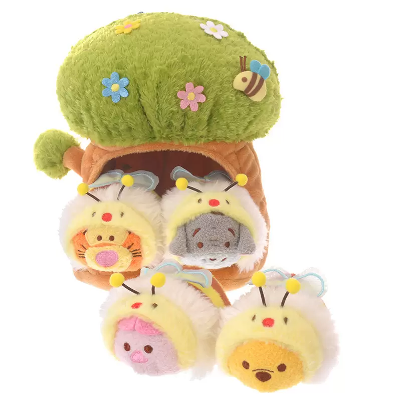 Tsum Tsum Plush Bag And Box Sets - Winnie the Pooh and Friends Tree Set