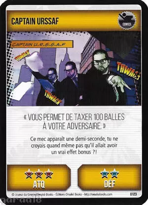 Joueur du grenier - Trading Card Game - Captain URSSAF