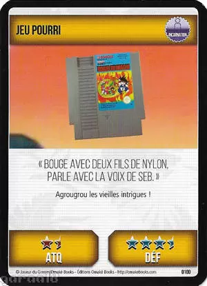Joueur du grenier - Trading Card Game - Jeu pourri