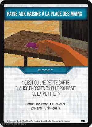 Joueur du grenier - Trading Card Game - Pains aux raisins à la place des mains