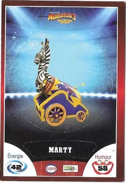 Le Collector Madagascar 3 (CORA / Match) - MARTY - Code