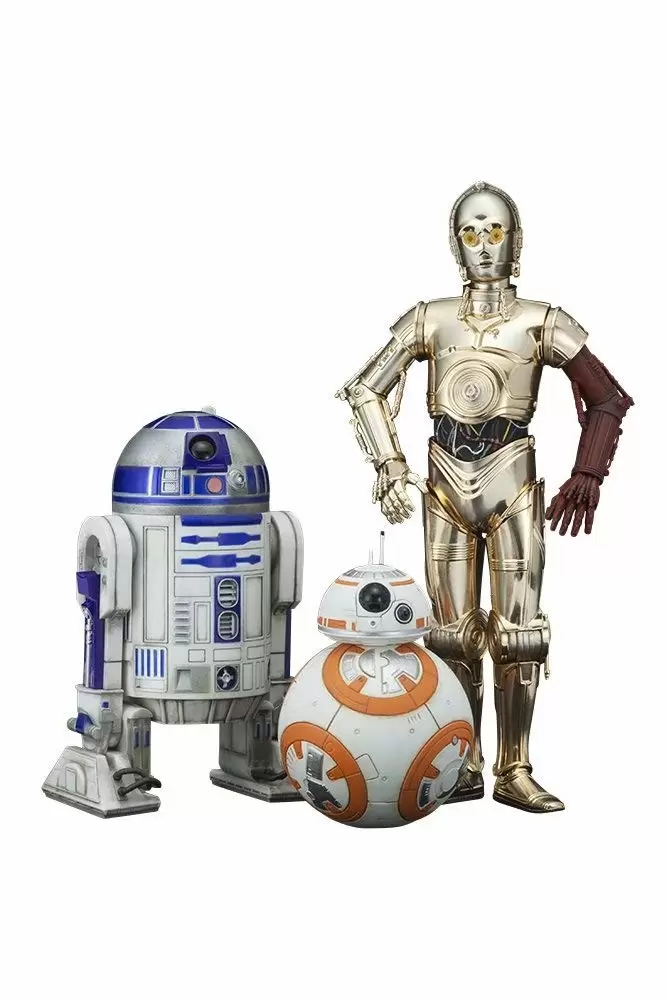 Star Wars Kotobukiya - Star Wars - R2-D2 & C-3PO with BB-8 ARTFX+