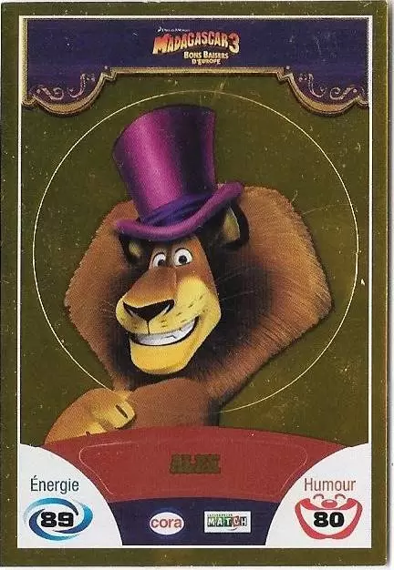 Le Collector Madagascar 3 (CORA / Match) - ALEX-Carte Or  - Codée