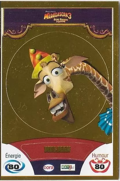 Le Collector Madagascar 3 (CORA / Match) - MELMAN - Carte Or  - Codée