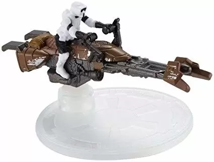 Die Cast Vehicle - Hot Wheels Star Wars - Speeder Bike