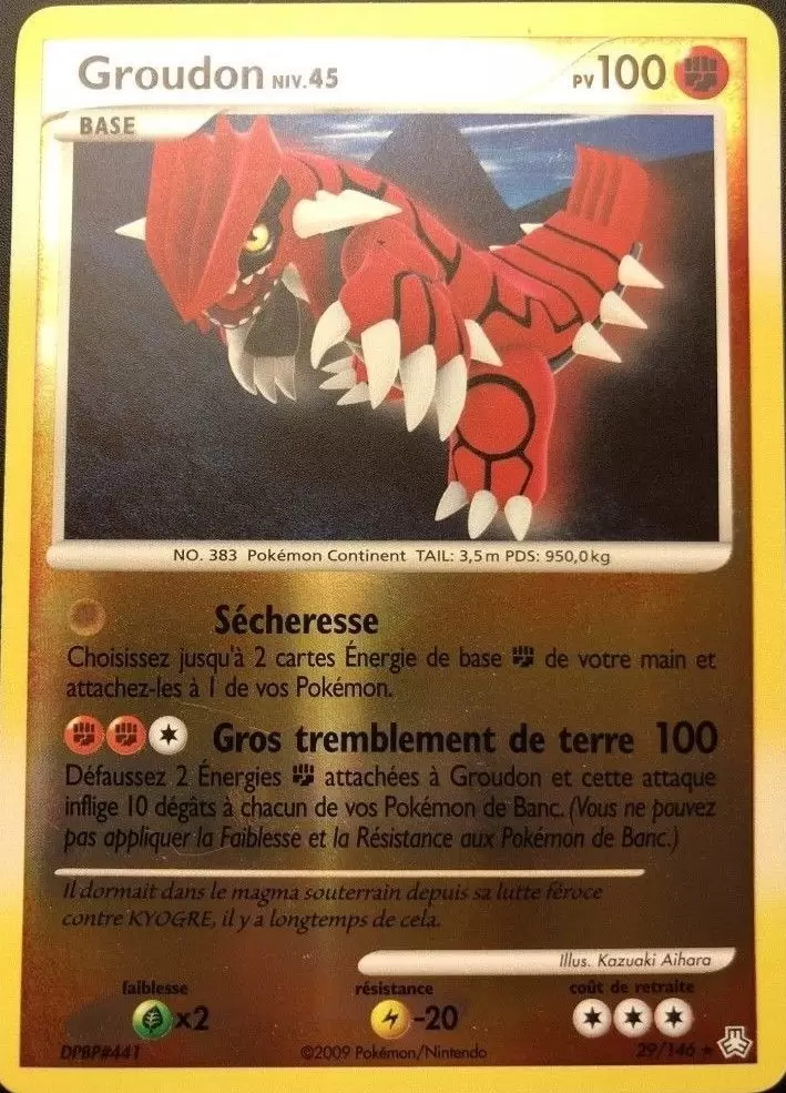 Eveil des Légendes - Groudon Reverse
